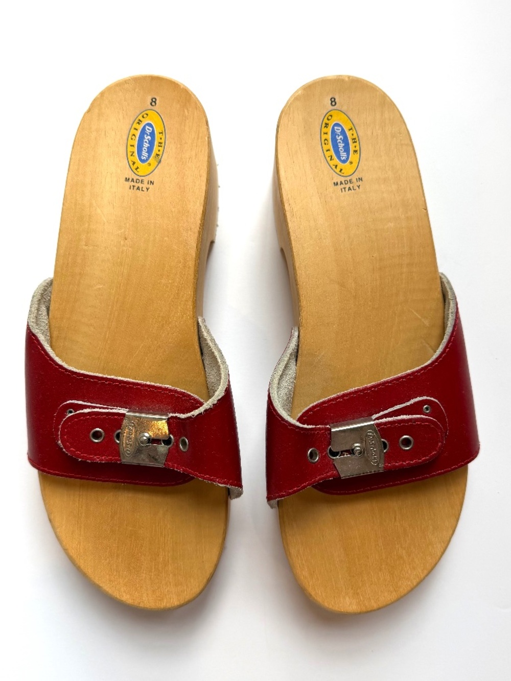 *RARE* Vintage Original Dr. Scholl's Sandals Slides Size 8 Excellent Condition